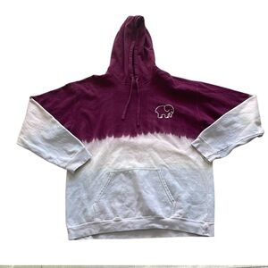 Ivory Ella Size Large Pink Tie Dye Hooded Sweatshirt